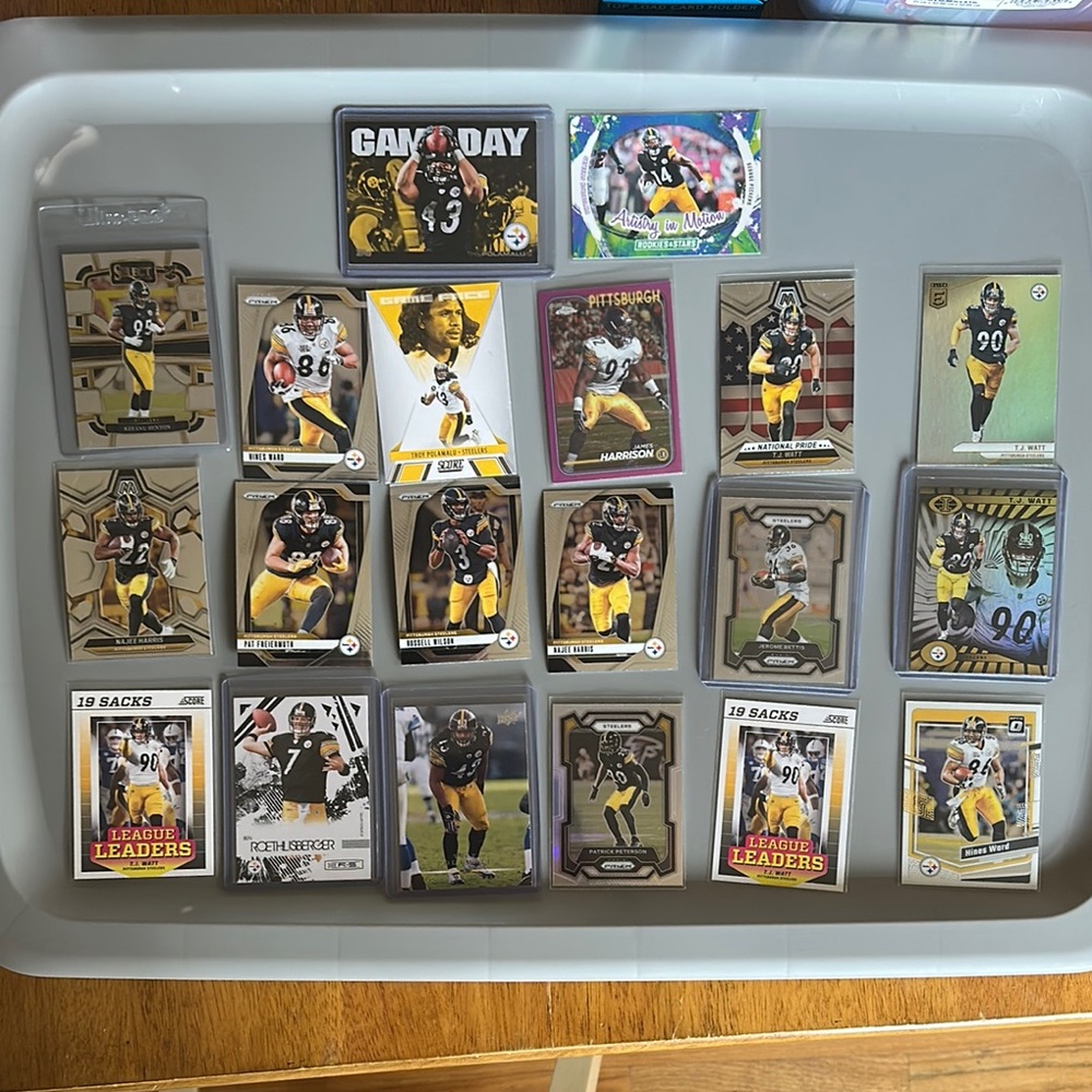 Pittsburgh Football Trading Card Collection